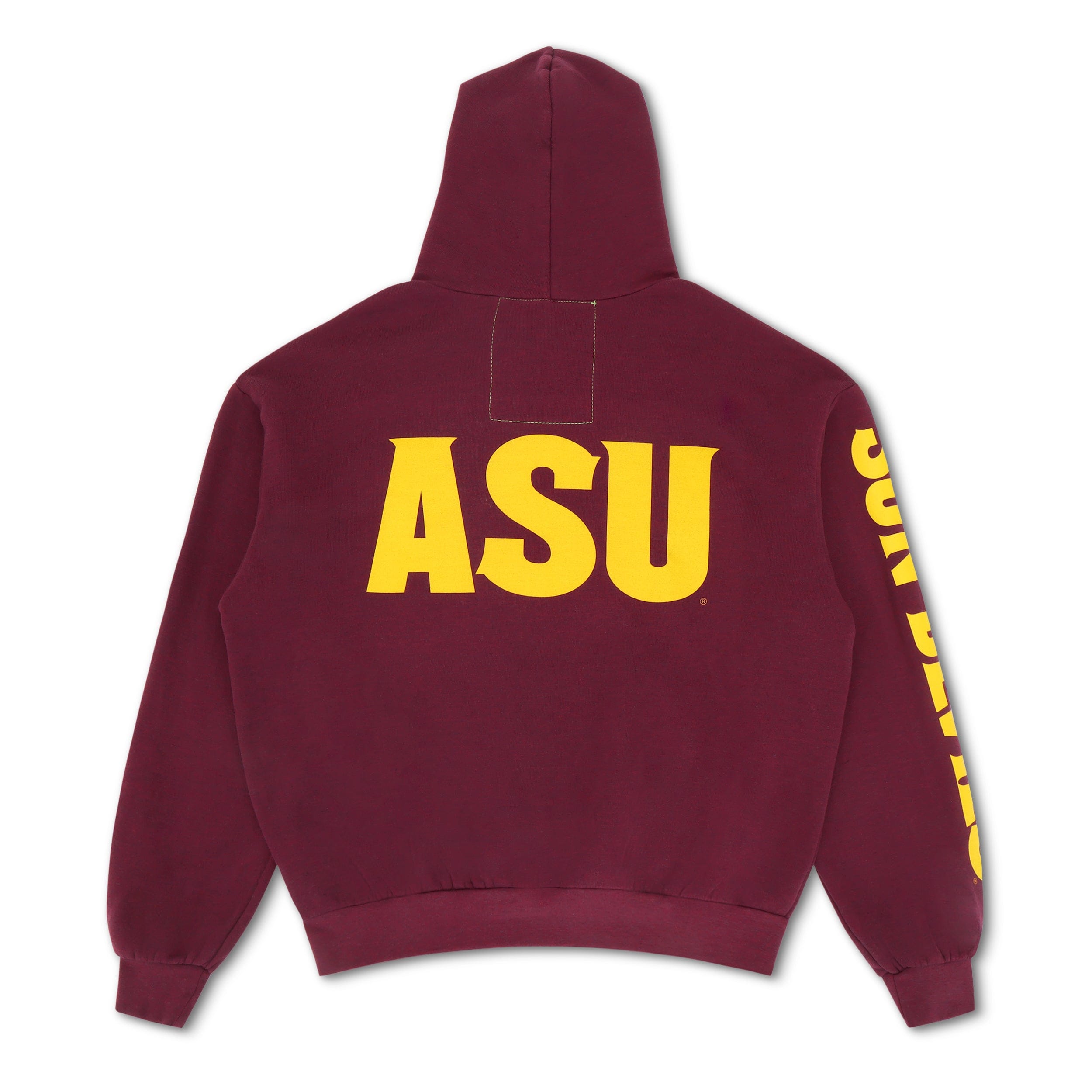 ASU FORK PULLOVER HOODIE RELAXED - MAROON - Image 6