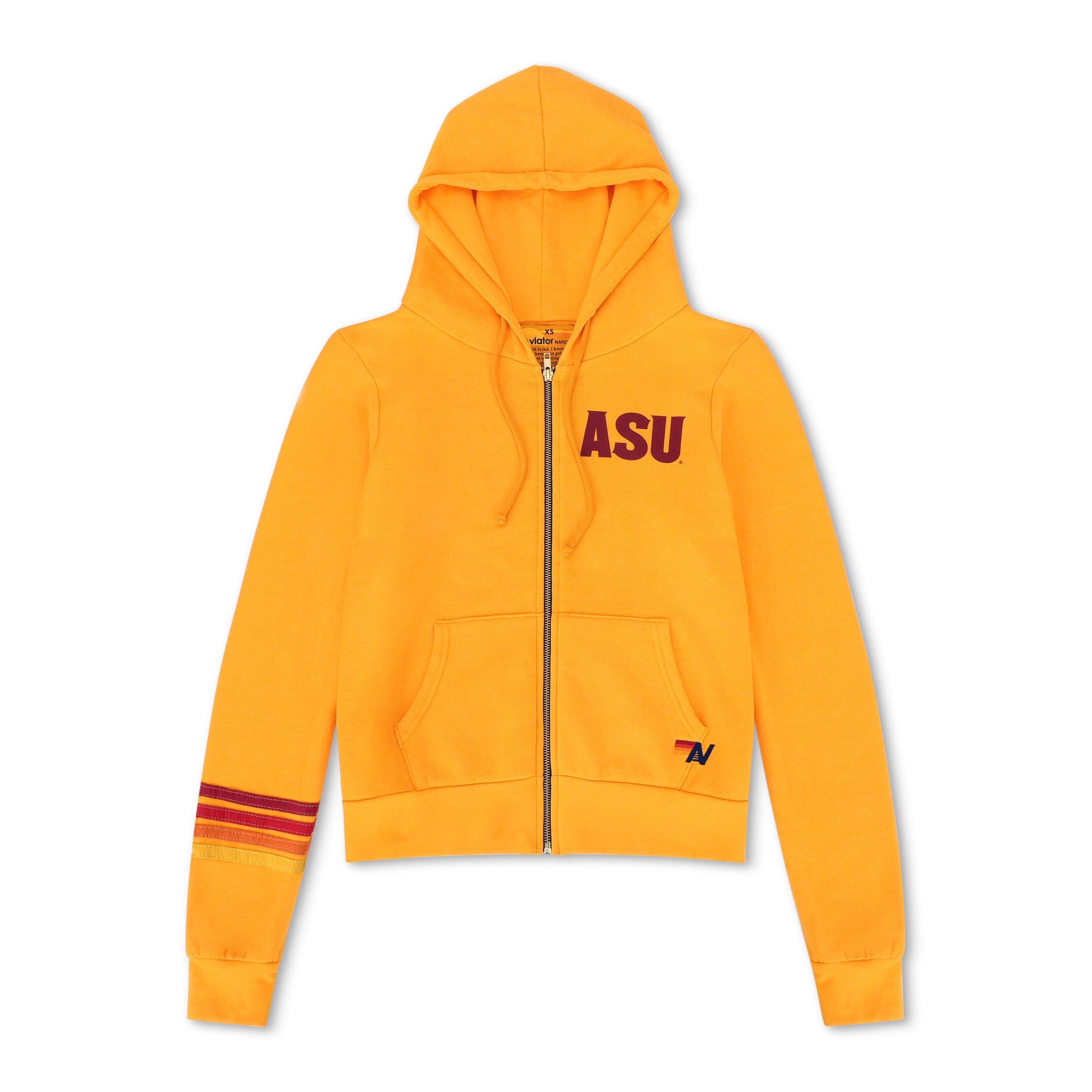 ASU FORK 'EM DEVILS ZIP HOODIE - GOLD - Image 5
