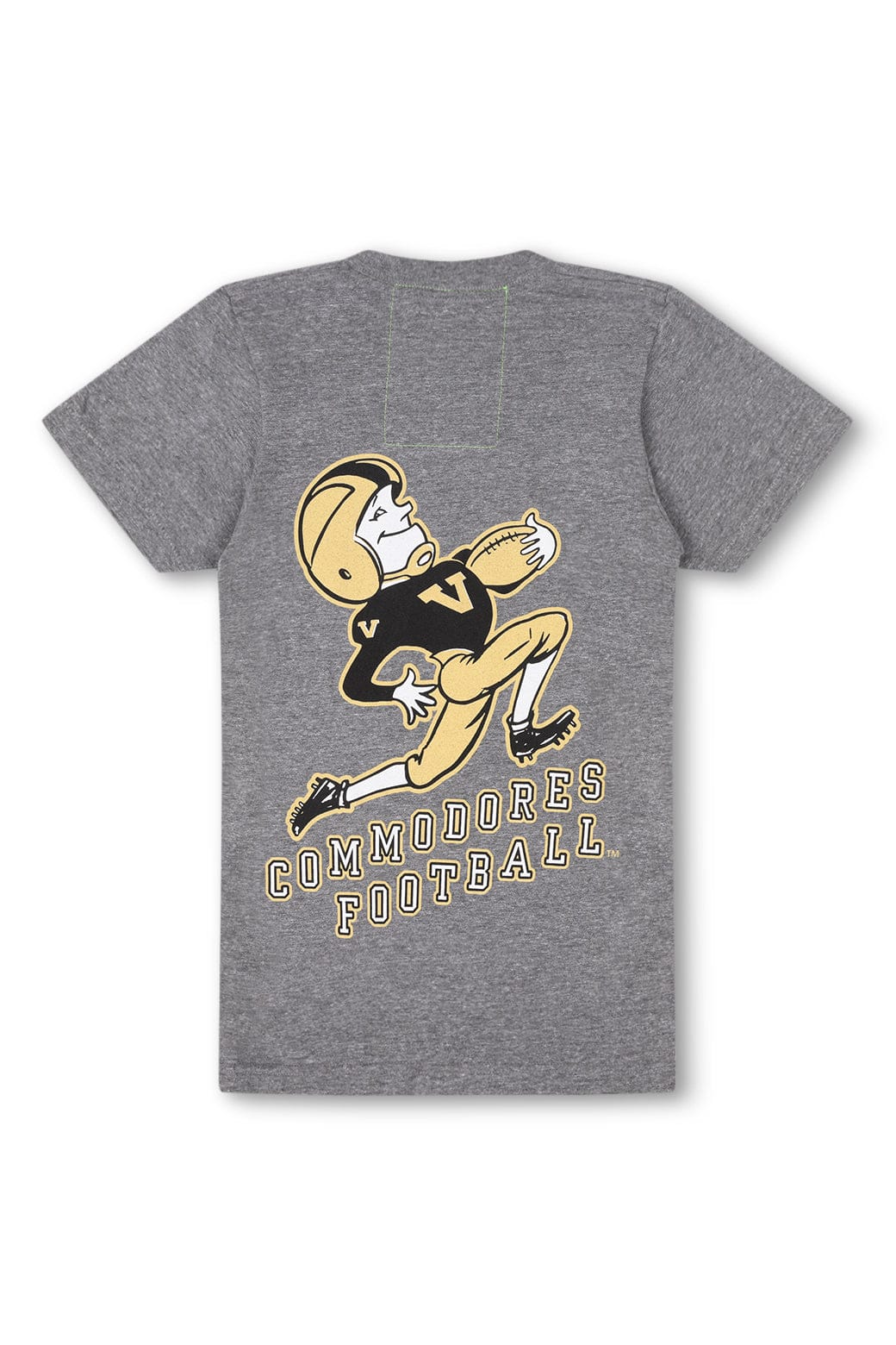 VANDERBILT COMMODORES CREW TEE SHIRT - HEATHER GREY - Image 6