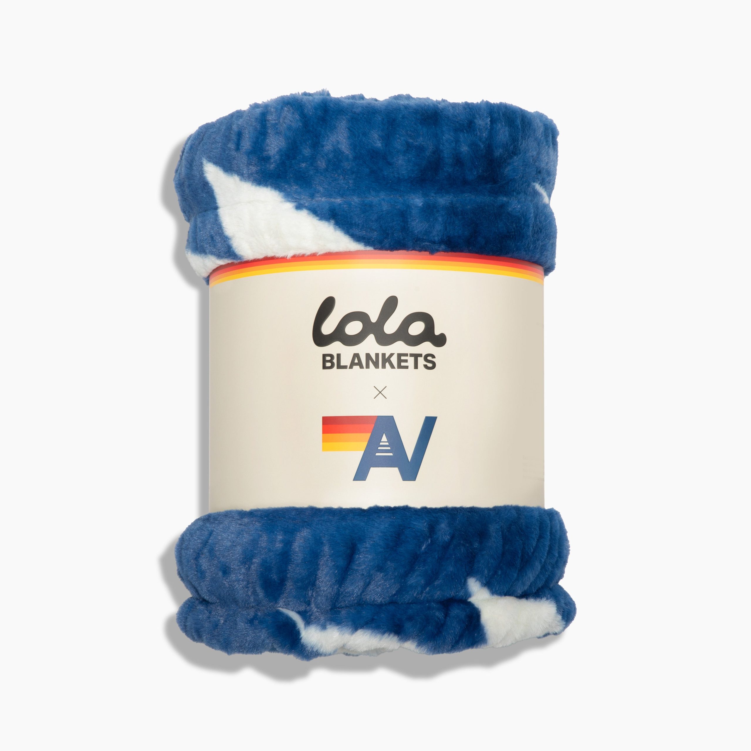 Aviator Nation x Lola Blanket - Blue // White Bolt - Image 2