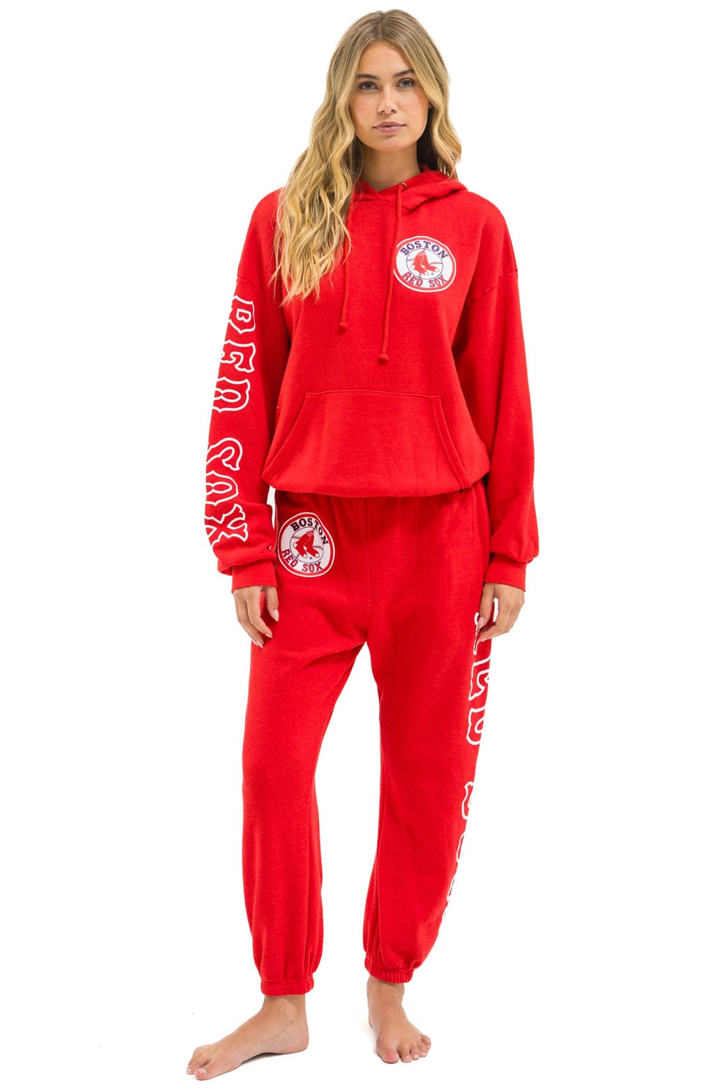 RED SOX UNISEX SWEATPANTS - RED - Image 2