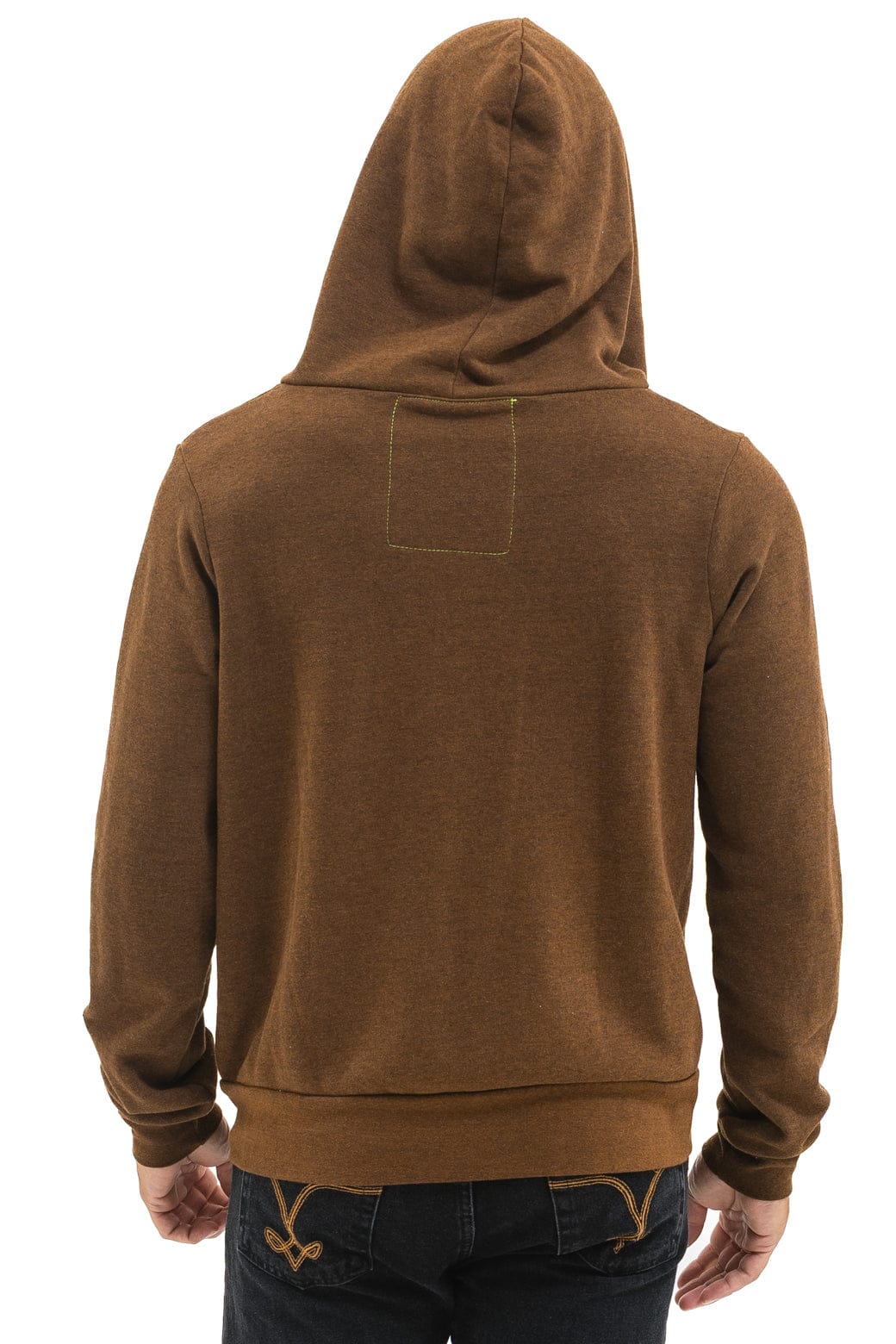 5 STRIPE HOODIE - CHOCOLATE // ESPRESSO - Image 7