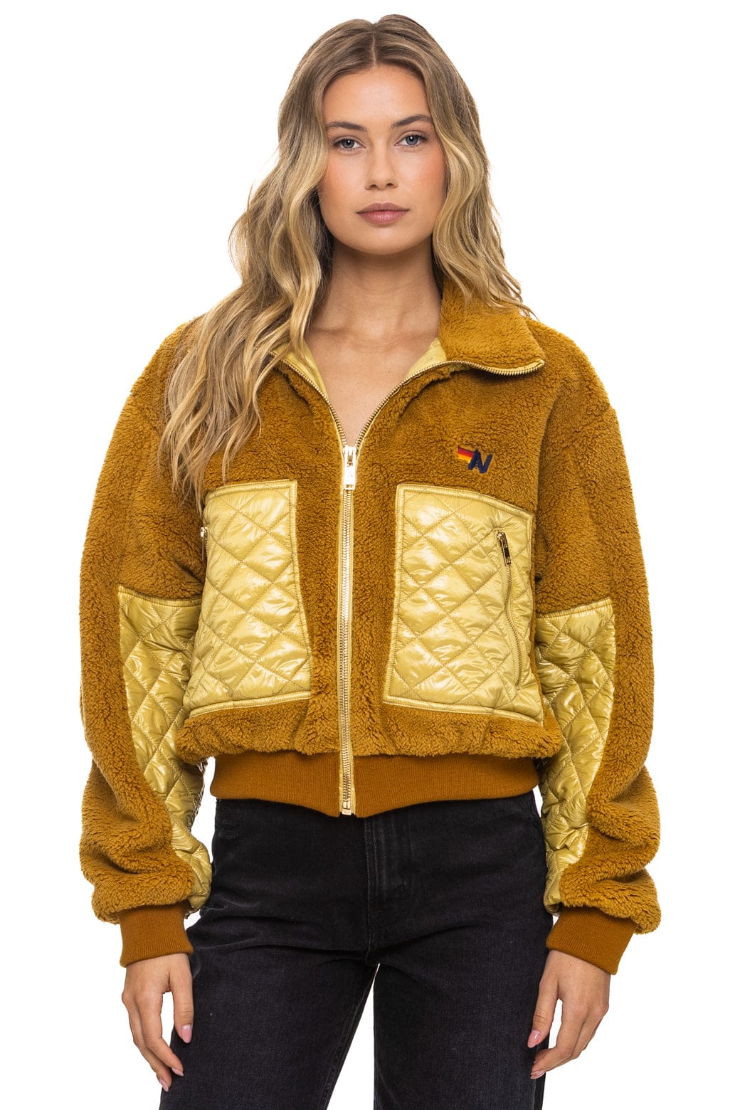 TEDDY FULL ZIP JACKET - HONEY - Image 5