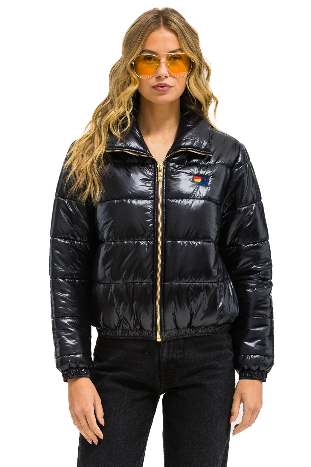 BOLT LUXE APRES PUFFER JACKET - GLOSSY BLACK - Image 3