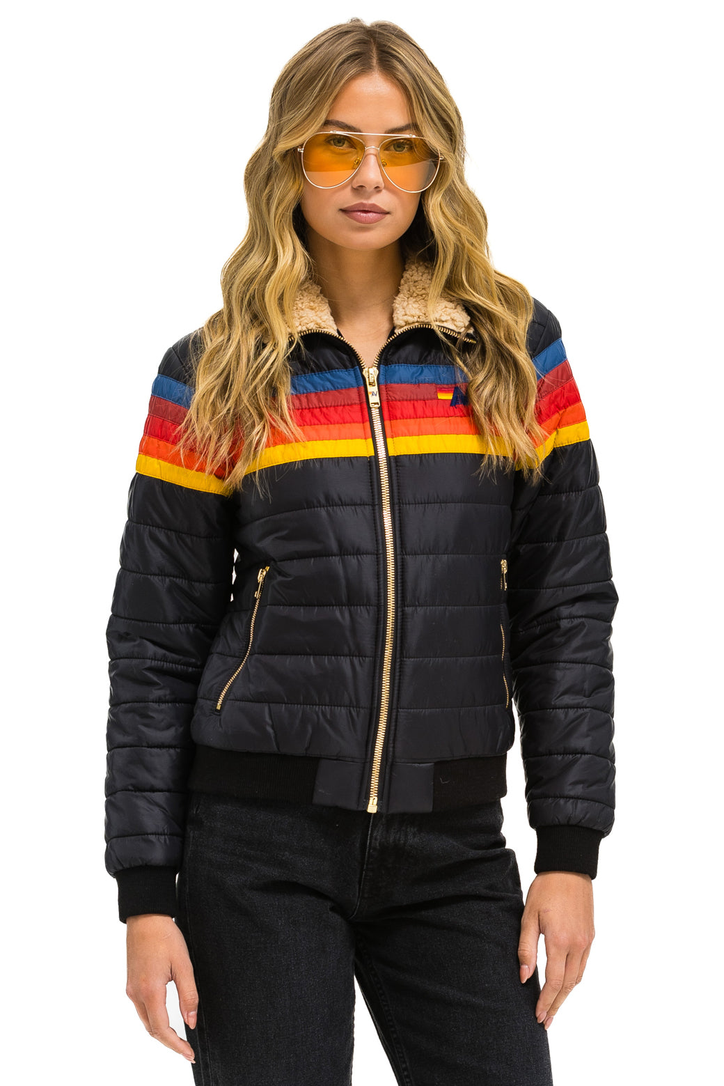 5 STRIPE JACKET - BLACK - Image 3