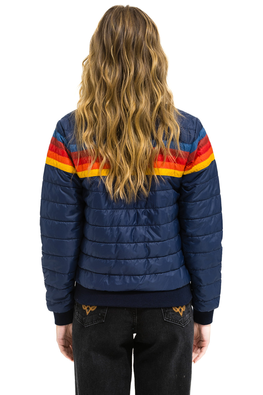 5 STRIPE JACKET - NAVY - Image 5