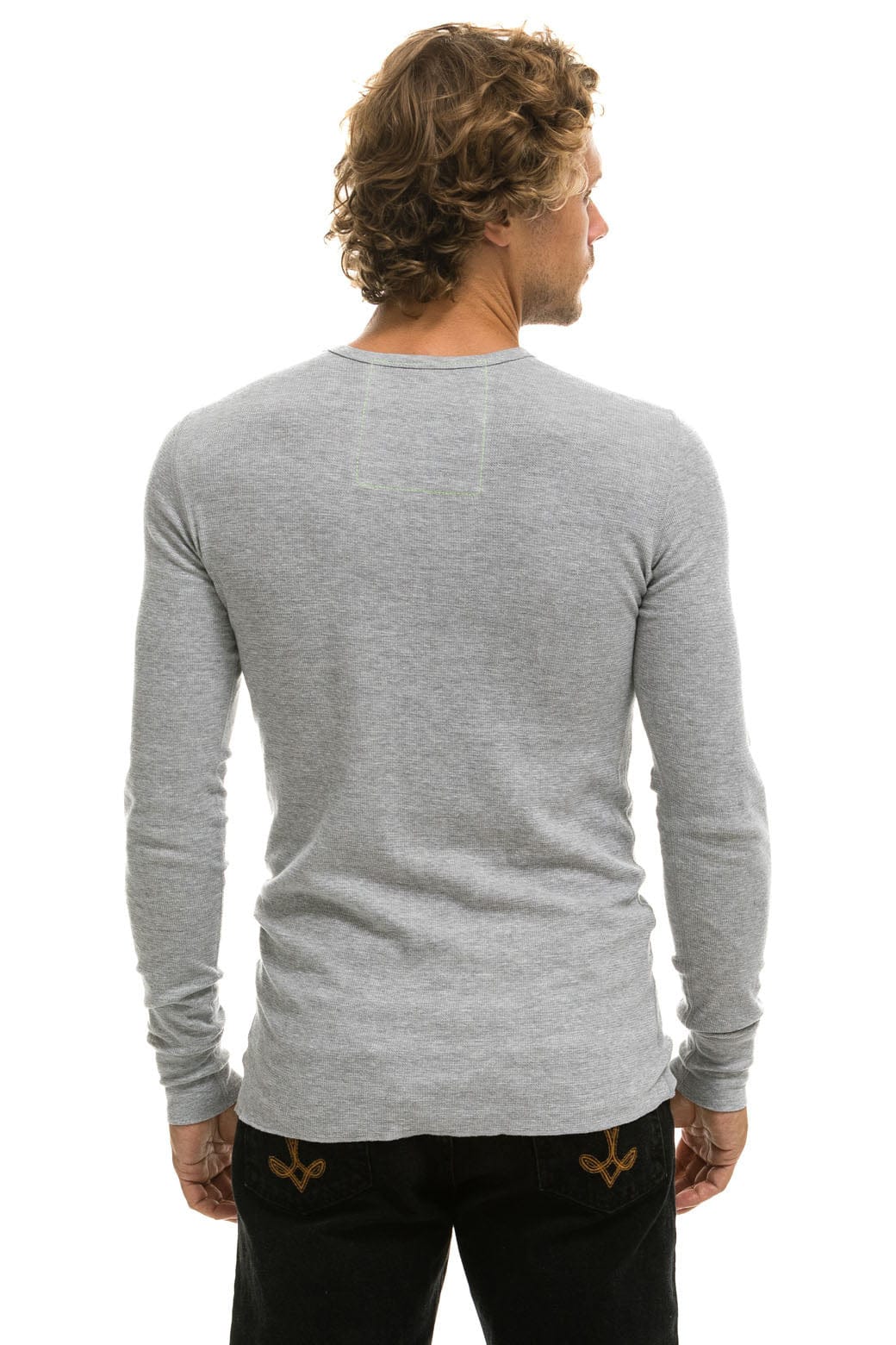 AVIATOR NATION ASPEN THERMAL - HEATHER GREY - Image 4