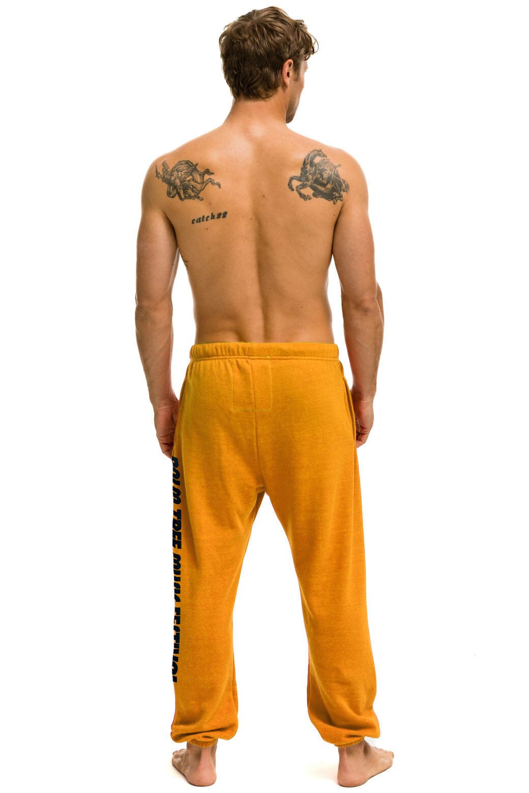 PALM TREE FESTIVAL MONTECITO 2025 UNISEX SWEATPANTS - GOLD - Image 3