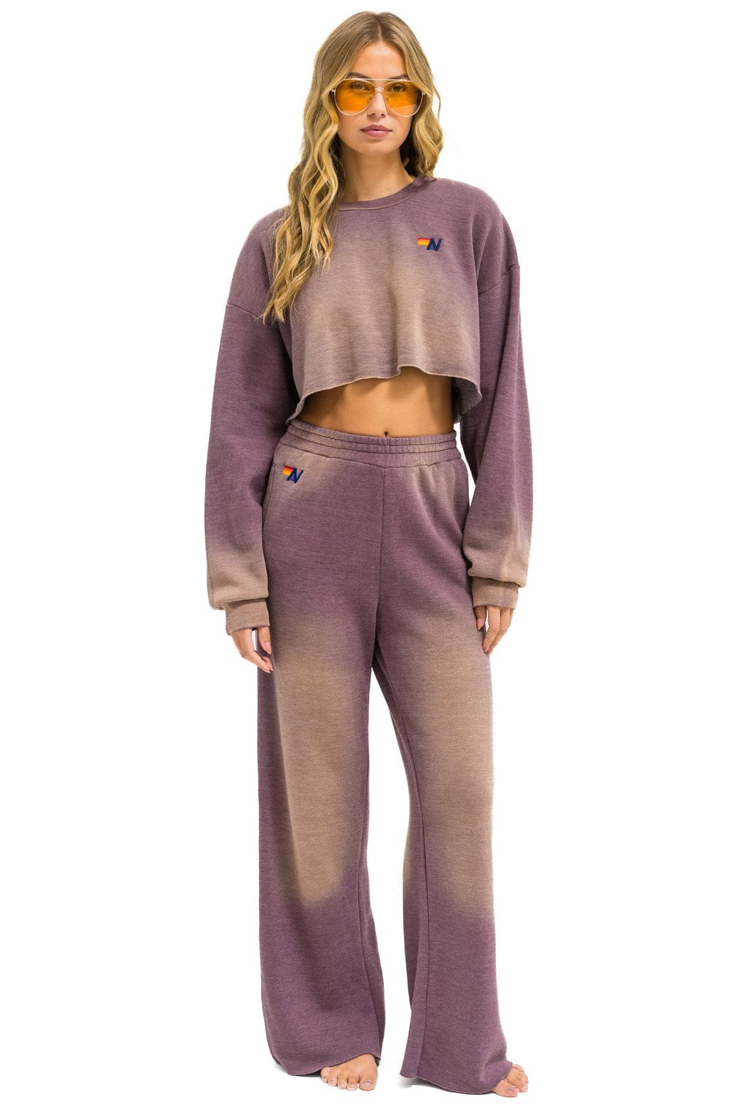 ESSENTIAL WIDE LEG POCKET SWEATPANTS - FADED MOCHA - Image 6