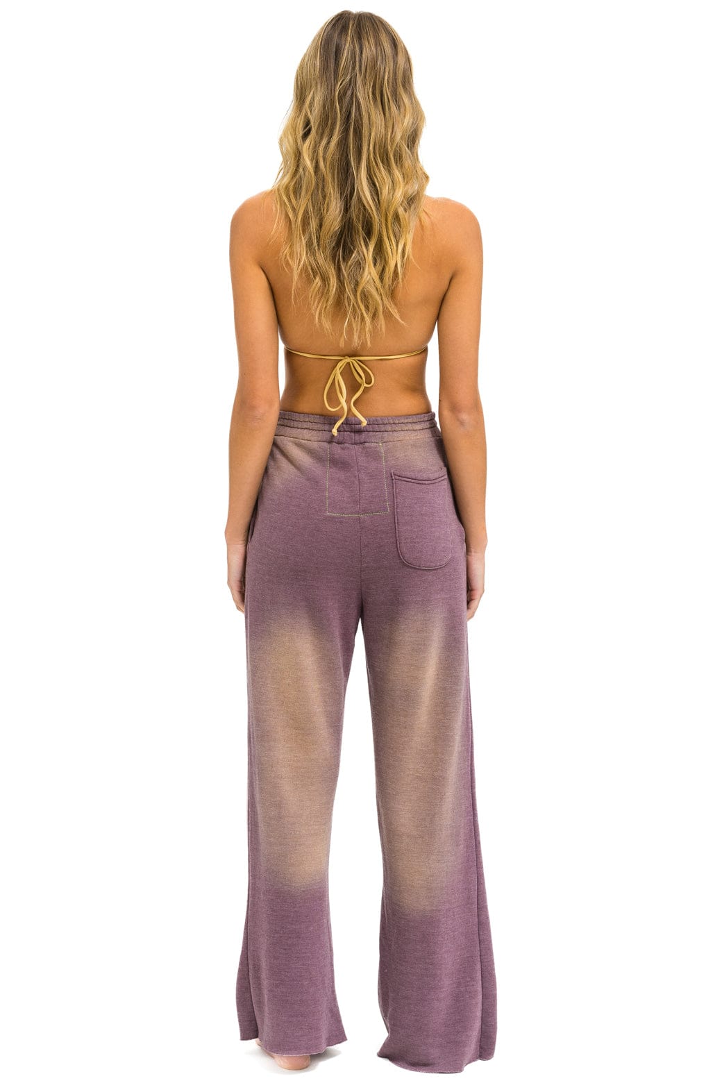 ESSENTIAL WIDE LEG POCKET SWEATPANTS - FADED MOCHA - Image 5