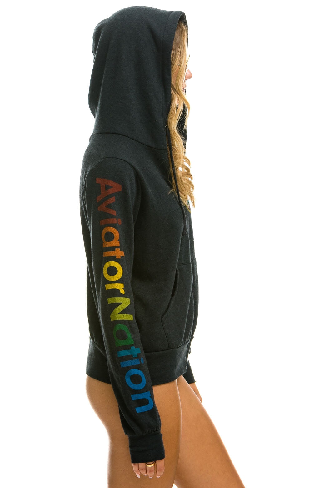 AVIATOR NATION MALIBU HOODIE - CHARCOAL - Image 3