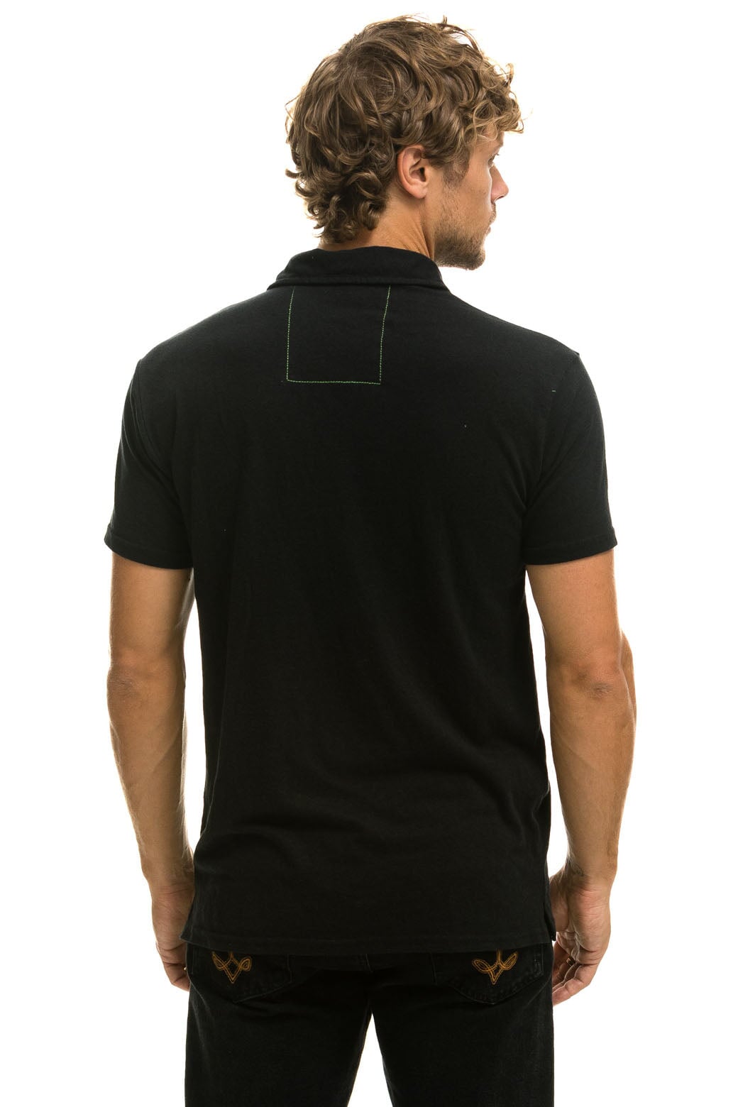 AVIATOR NATION POLO - BLACK - Image 5