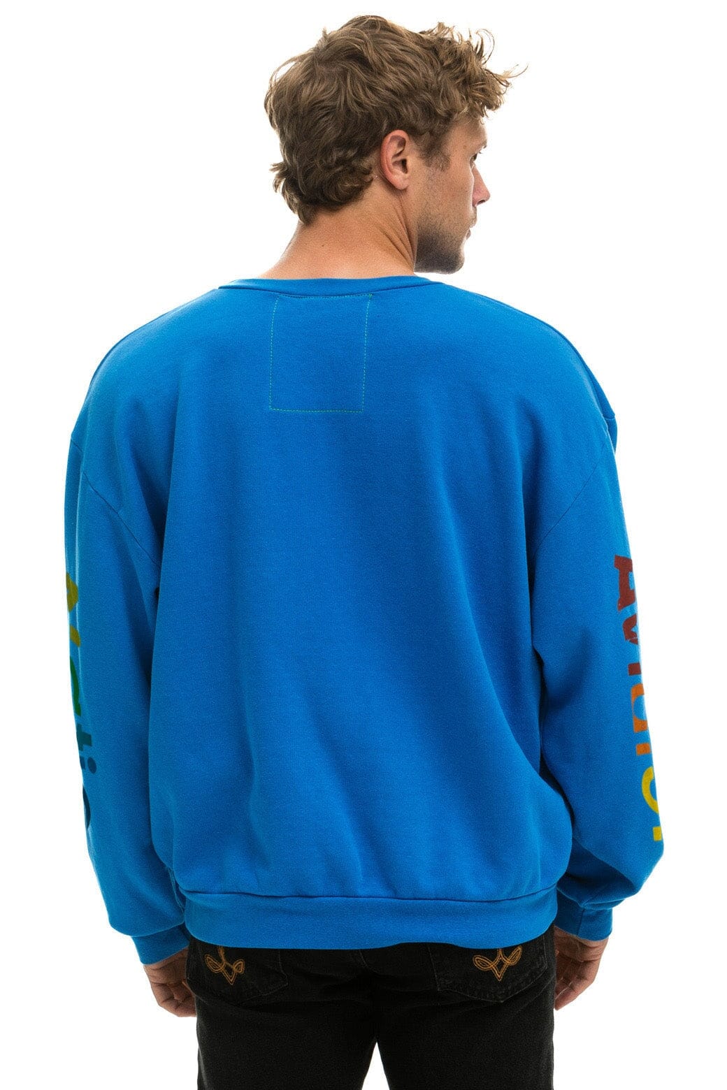 AVIATOR NATION RELAXED CREW SWEATSHIRT - OCEAN - Image 4