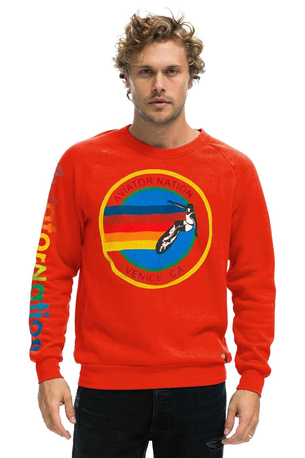 AVIATOR NATION SWEATSHIRT - RED - Image 2