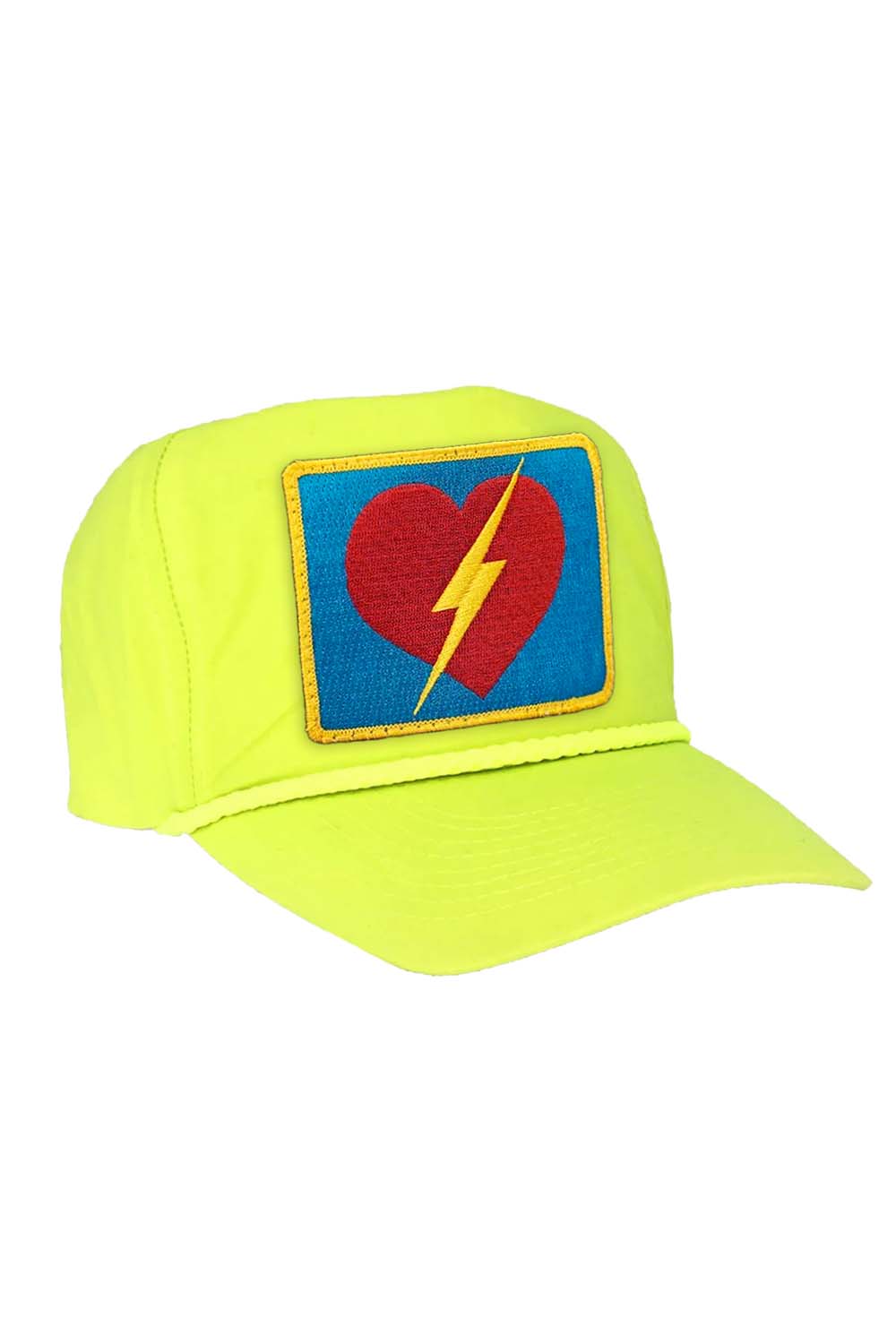 BOLT HEART VINTAGE NYLON TRUCKER HAT - Image 6