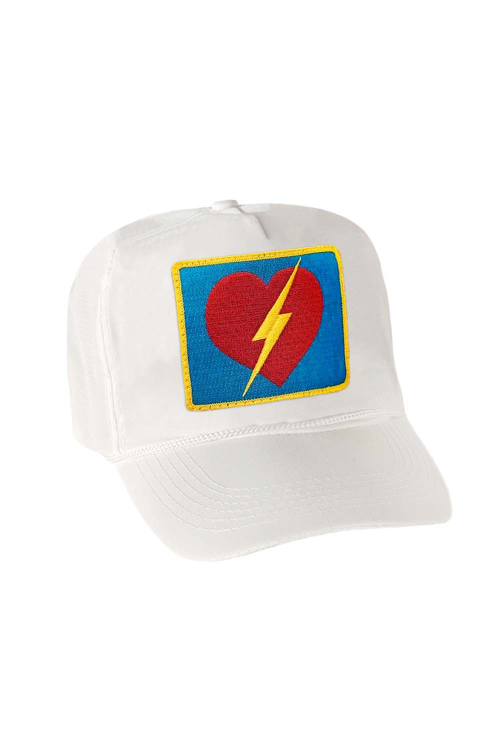 BOLT HEART VINTAGE NYLON TRUCKER HAT - Image 8