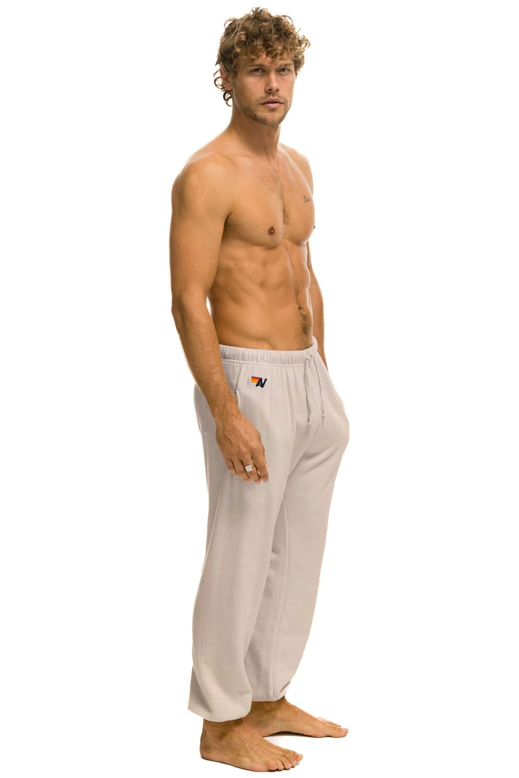 BOLT SWEATPANTS - SAND // MOCHA - Image 4