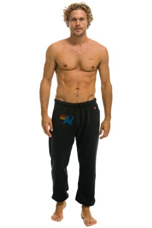 LOGO SWEATPANTS - CHARCOAL