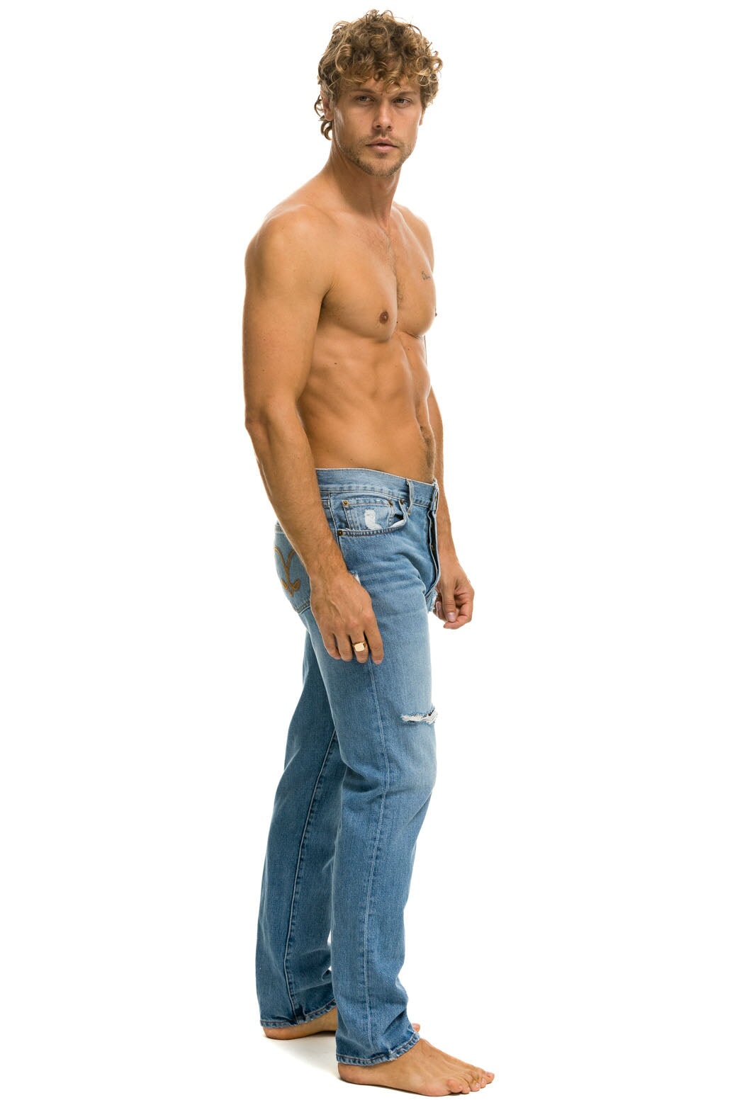 MEN'S CLASSIC STRAIGHT LEG DENIM JEAN - SUPER LIGHT - Image 5