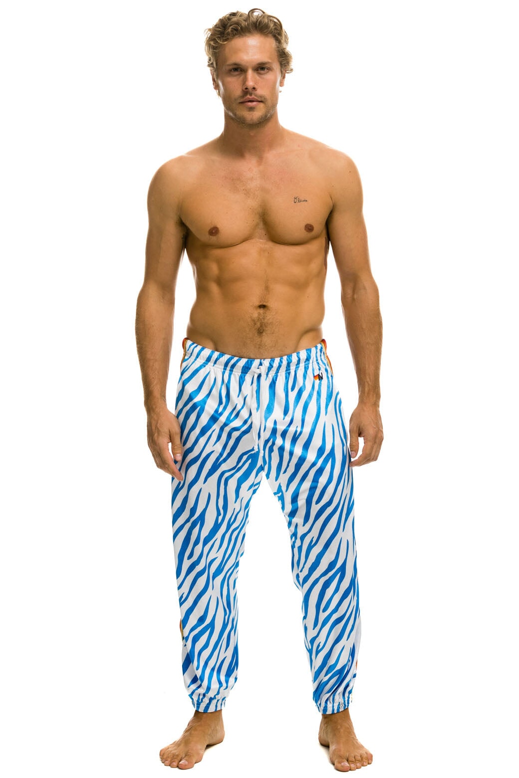 CLASSIC VELVET SWEATPANTS - BLUE TIGER - Image 2