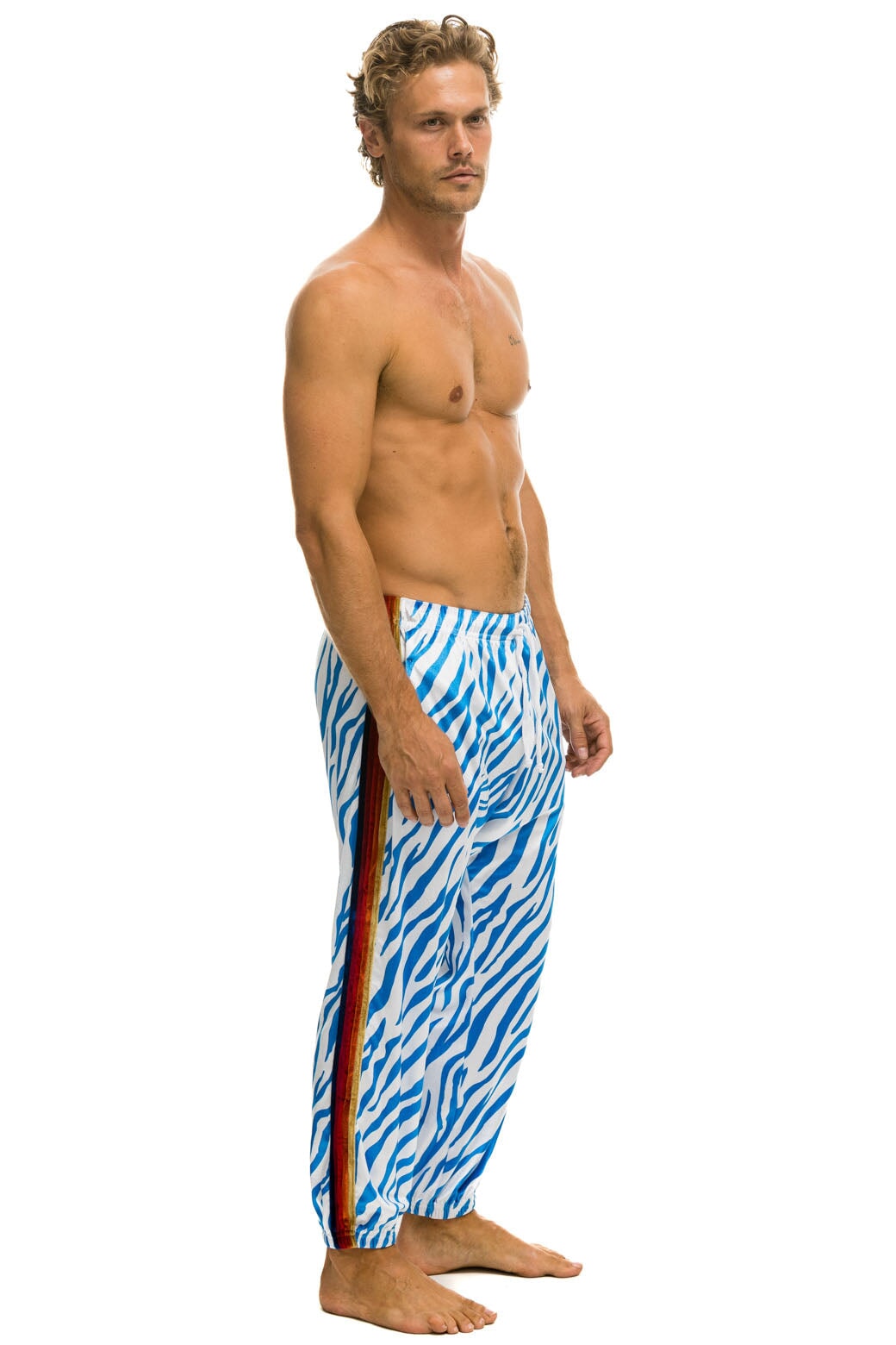CLASSIC VELVET SWEATPANTS - BLUE TIGER - Image 3