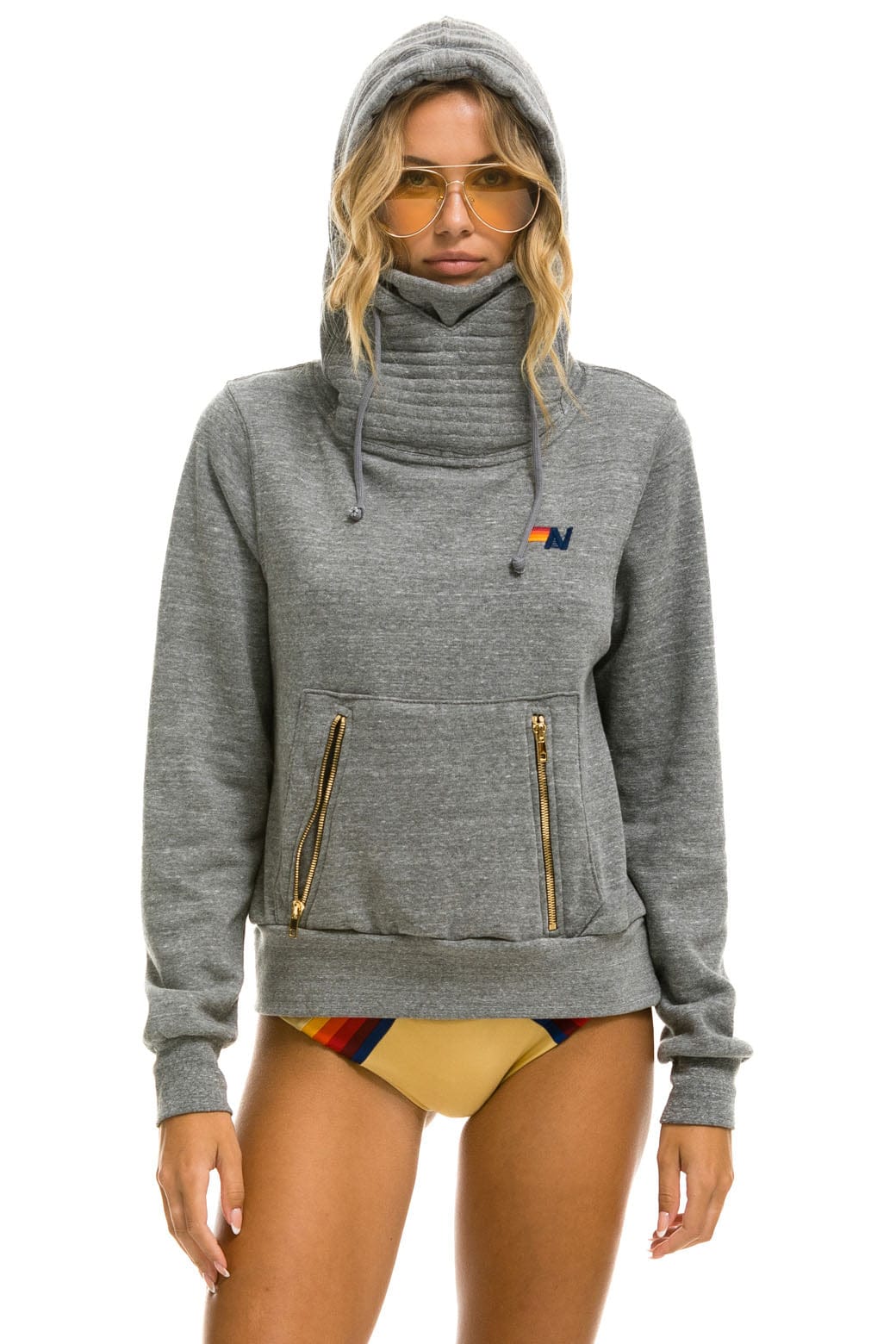 NINJA PULLOVER HOODIE - HEATHER GREY - Image 7