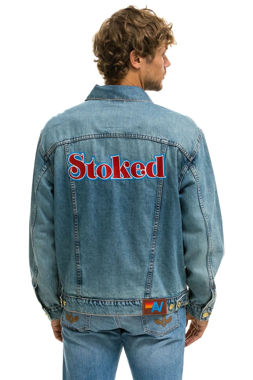 STOKED OVERSIZED CONCERT DENIM JACKET - VINTAGE - Image 13