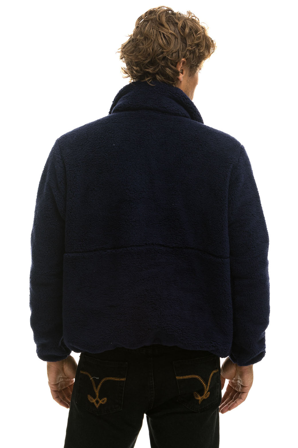 TEDDY UNISEX HALF ZIP JACKET - NAVY - Image 8