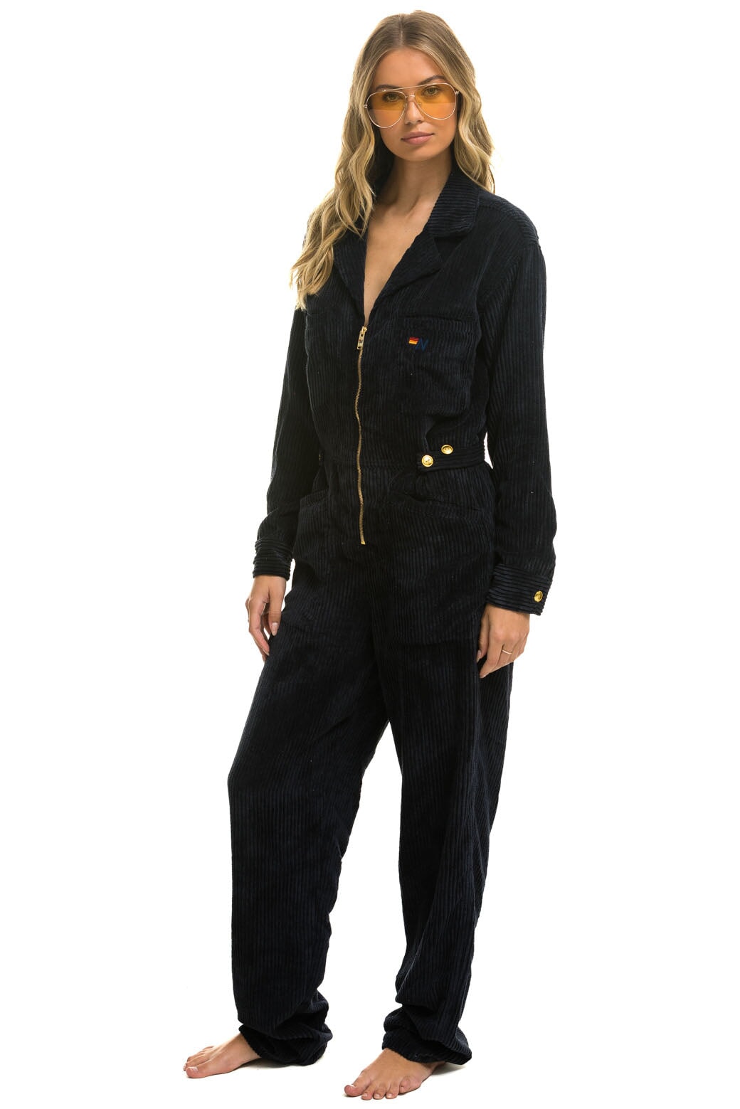 UNISEX CORDUROY FLIGHT SUIT - NAVY - Image 5