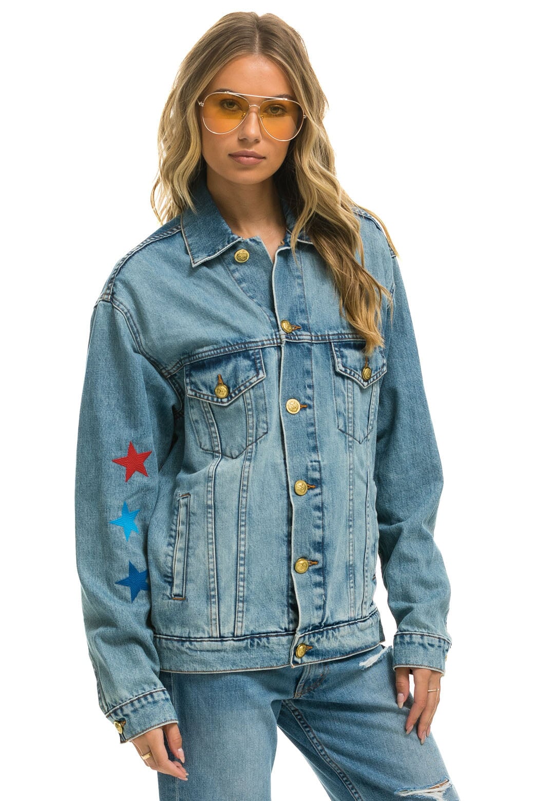STOKED OVERSIZED CONCERT DENIM JACKET - VINTAGE - Image 11